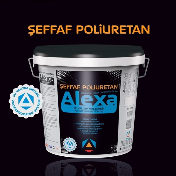 Transparent polyurethane waterproofing material